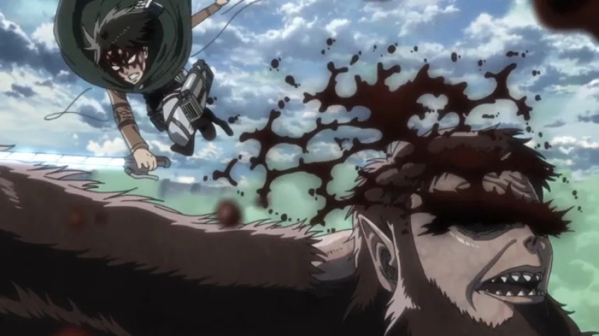 2. Levi vs. Beast Titan (Attack On Titan)