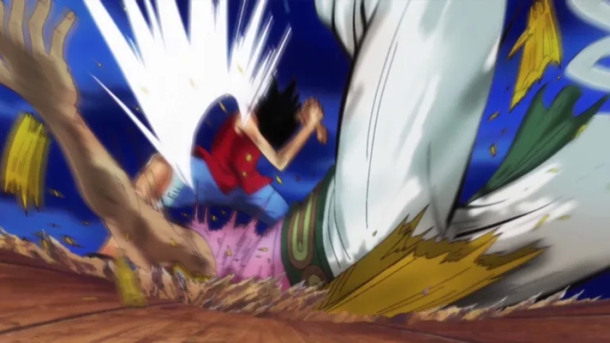 7. Luffy vs. Bellamy (One Piece)