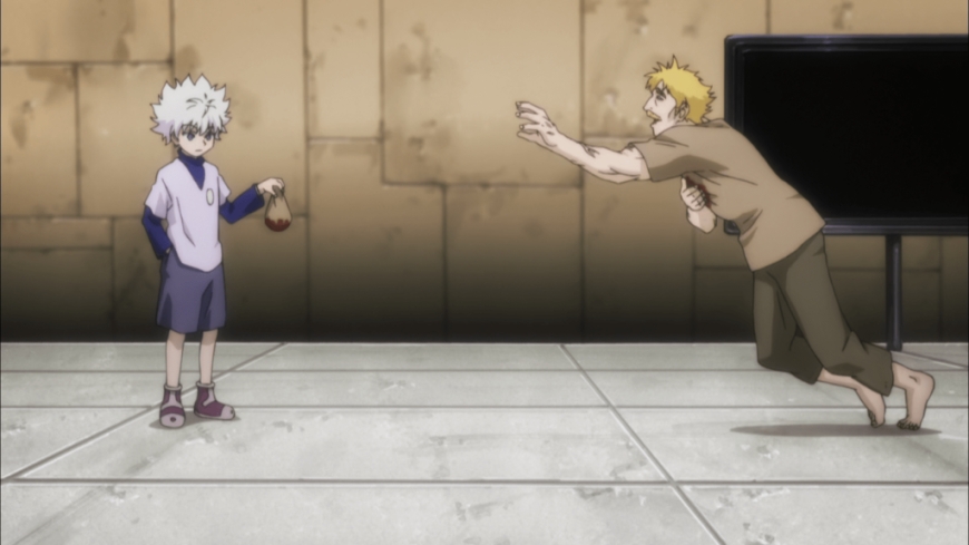 10. Killua vs. Johness (Hunter × Hunter)