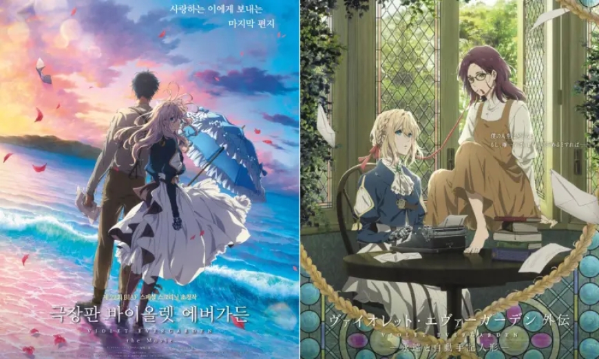 10. Violet Evergarden Movies (2019 & 2020)