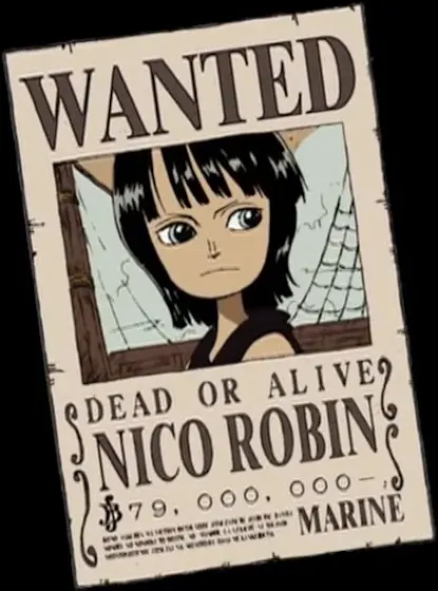 9. Nico Robin Bir Kez de Olsa En Yüksek Ödüle Sahip Oldu