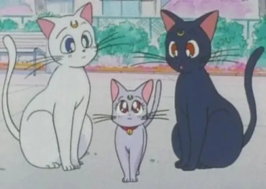 2. Luna ve Artemis – Sailor Moon